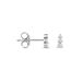 Boucles D'oreilles Puces Antonina Argent Blanc Oxyde De Zirconium - Puces Femme | Marc Orian