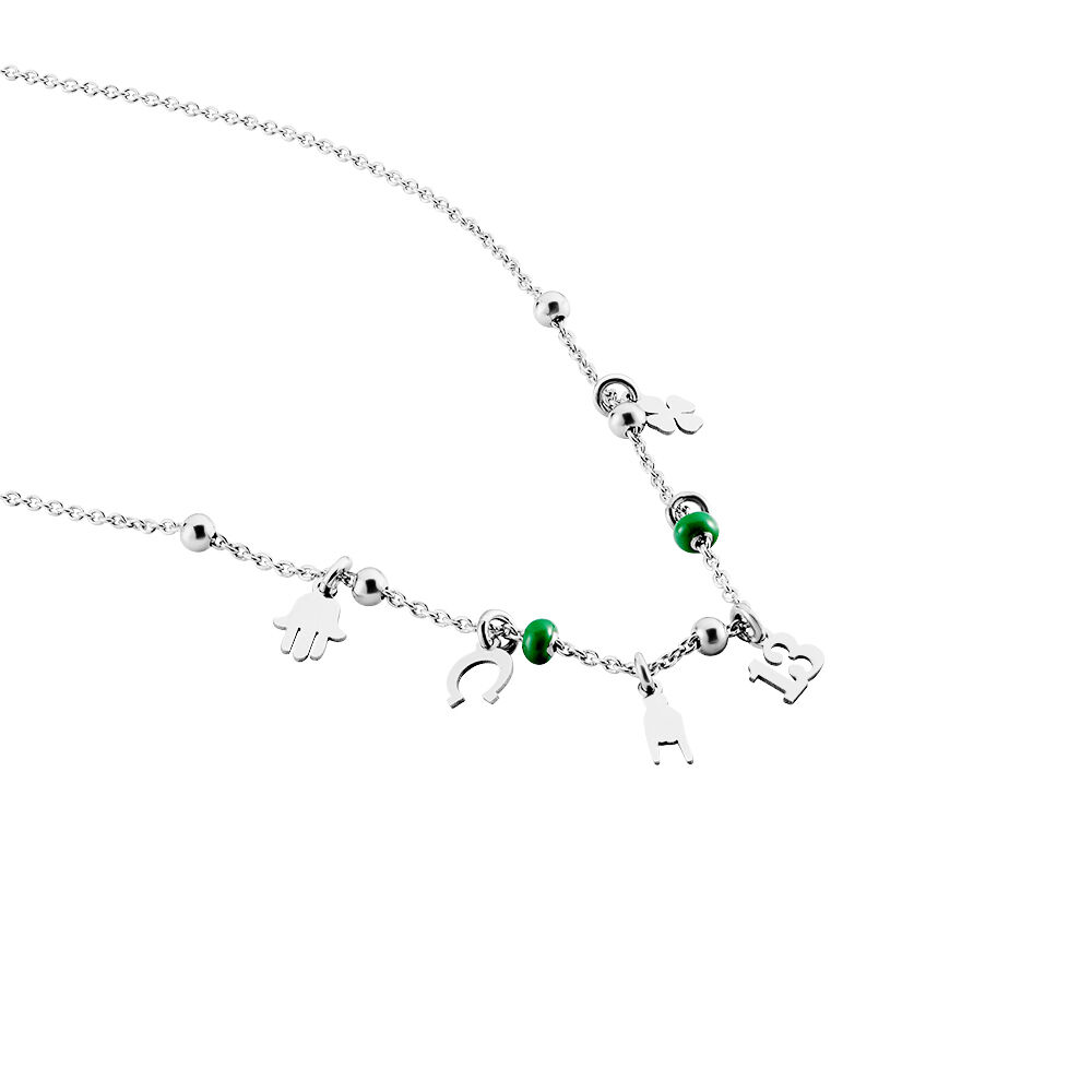 Collier Suzanna Argent Blanc - Colliers Femme | Marc Orian