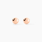 Boucles D'oreilles Puces Fidelia Boule Or Rose - Puces Femme | Marc Orian