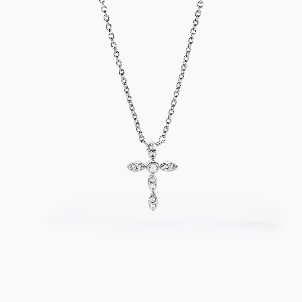 Collier Ysalis Argent Blanc Oxyde De Zirconium - Colliers ras du cou Femme | Marc Orian
