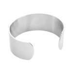 Bracelet Manchette Imagine Tamera Acier Blanc Lapis Lazuli - Bracelets Pierre Femme | Marc Orian