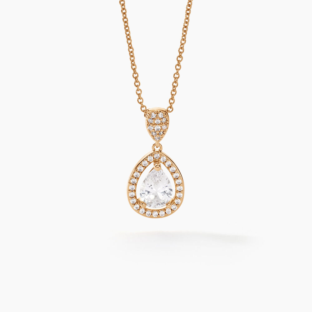 Collier Brigita Plaqu&eacute; Or Jaune Oxyde De Zirconium - Colliers avec pierres Femme | Marc Orian