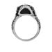 Bague Acier Blanc Et Noir Valentik - Bagues grosses Homme | Marc Orian