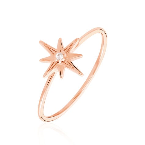 Bague Maelya Argent Rose Oxyde De Zirconium - Bijoux fantaisie Femme | Marc Orian