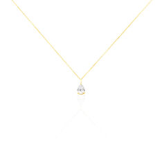 Collier Goutte Or Jaune Oxyde De Zirconium - Colliers Femme | Marc Orian