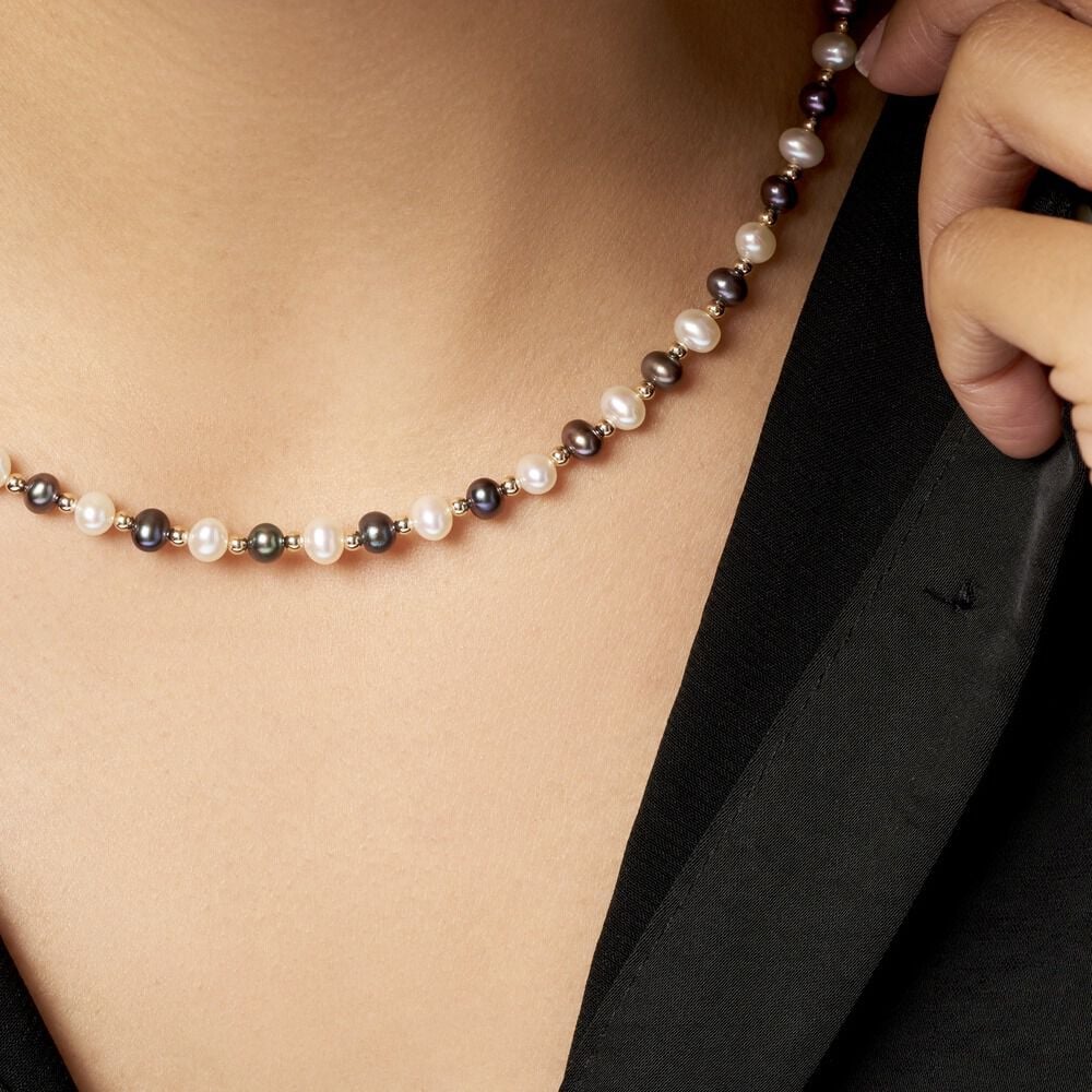 Collier Mirjam Or Jaune Perle De Culture - Colliers avec pierres Femme | Marc Orian
