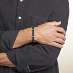 Bracelet Phebus Him Cuir De Vache Noir - Bracelets cuir Homme | Marc Orian