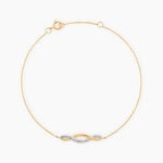 Bracelet Or Jaune Abisai Diamants - Bracelets cha&icirc;nes Femme | Marc Orian