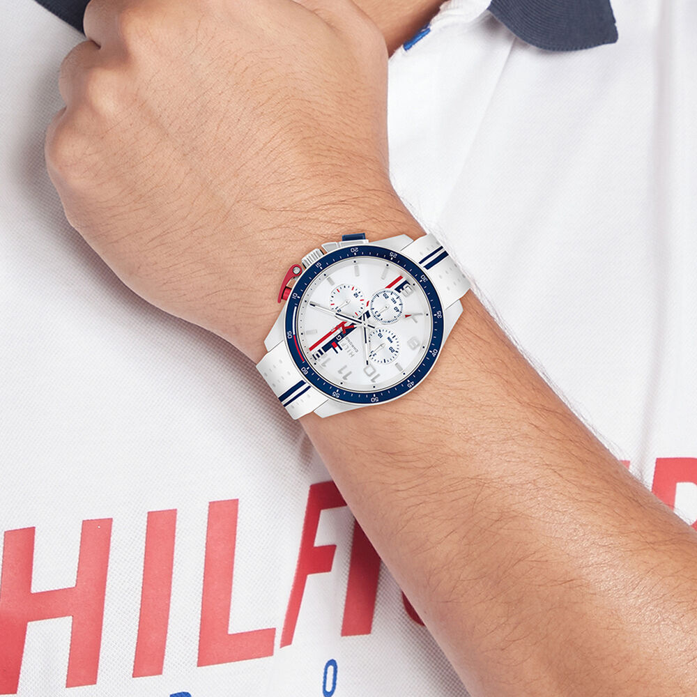 Montre Tommy Hilfiger Bank Blanc - Montres étanches Homme | Marc Orian