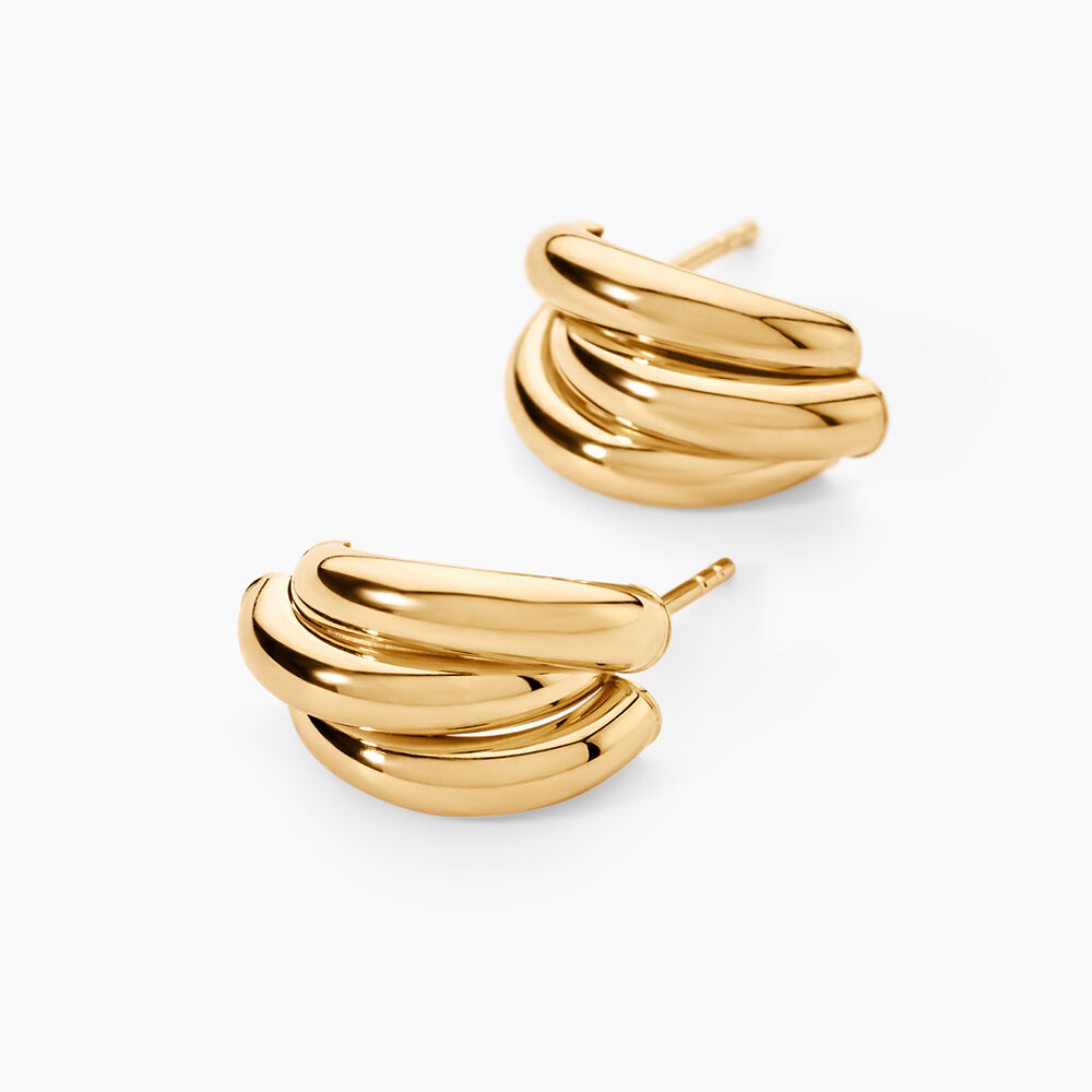 Creoles Or Jaune Kahima - Cr&eacute;oles Femme | Marc Orian