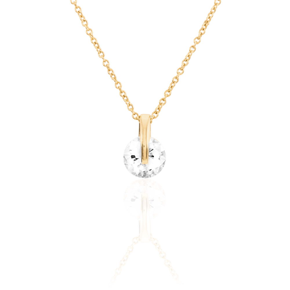 Collier Nelina Plaqué Or Jaune Oxyde De Zirconium - Colliers avec pierres Femme | Marc Orian