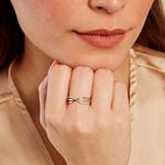 Bague Yvanne Or Jaune Argent Blanc Oxyde De Zirconium - Bagues avec pierre Femme | Marc Orian