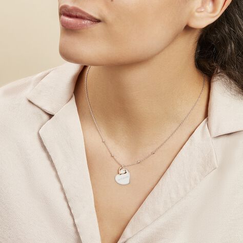 Collier Argent Bicolore Nura - Colliers Femme | Marc Orian