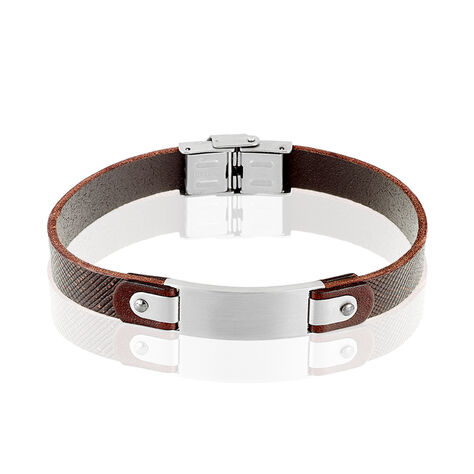 Bracelet Caesar Acier Blanc - Bracelets cuir Homme | Marc Orian