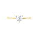 Bague Solitaire Or Jaune Idelle Oxyde De Zirconium - Solitaires Femme | Marc Orian