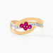Bague Hoela Or Jaune Diamant Et Rubis - Bagues vintage Femme | Marc Orian
