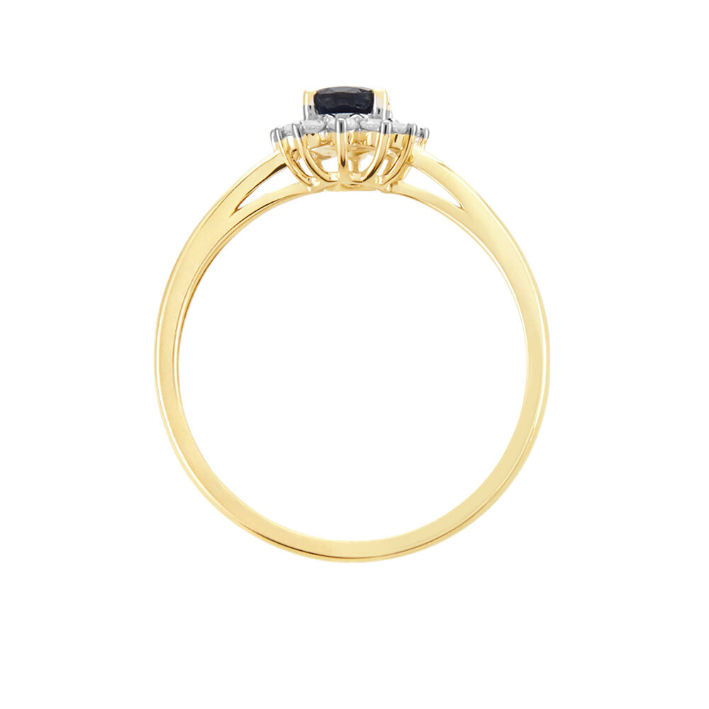 Bague Or Jaune Vladimir Saphir - Solitaires Femme | Marc Orian