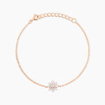 Bracelet Lorraine Argent Rose Oxyde De Zirconium - Bracelets fantaisie Femme | Marc Orian