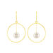 Boucles D'oreilles Pendantes Joris Or Jaune Perle De Culture - Pendantes Femme | Marc Orian