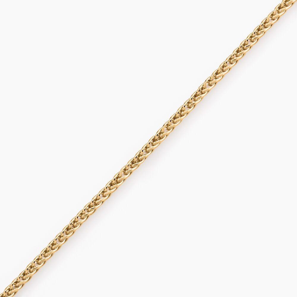 Bracelet Jany Maille Palmier Or Jaune - Bracelets mailles Femme | Marc Orian