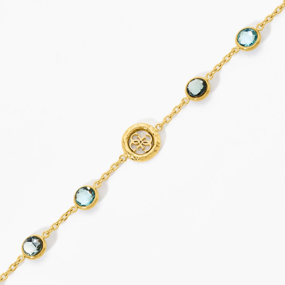 Bracelet Guess Tiny Dancer Acier Jaune Oxyde De Zirconium - Bracelets cha&icirc;nes Femme | Marc Orian