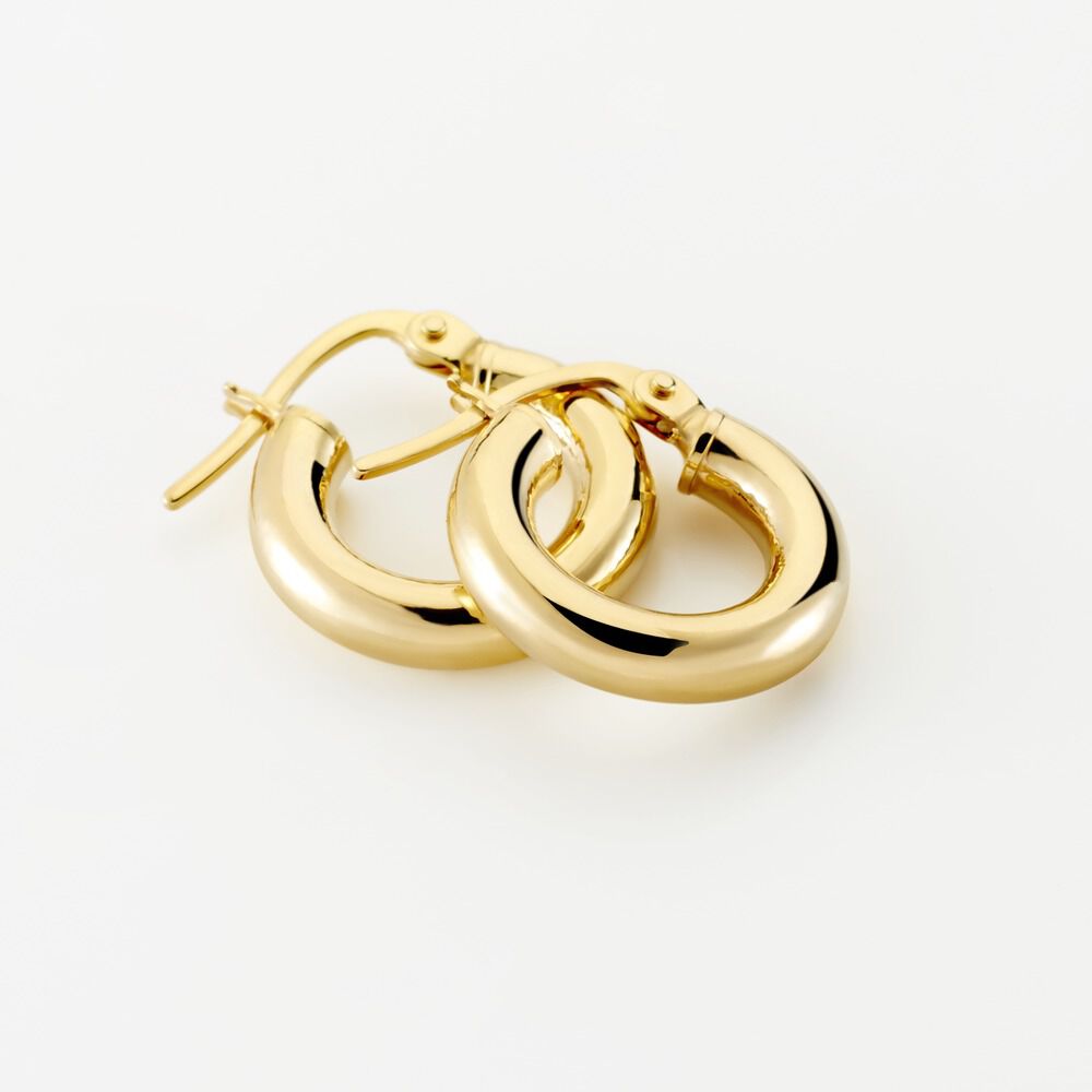 Cr&eacute;oles Ajania Or Jaune - Cr&eacute;oles Femme | Marc Orian
