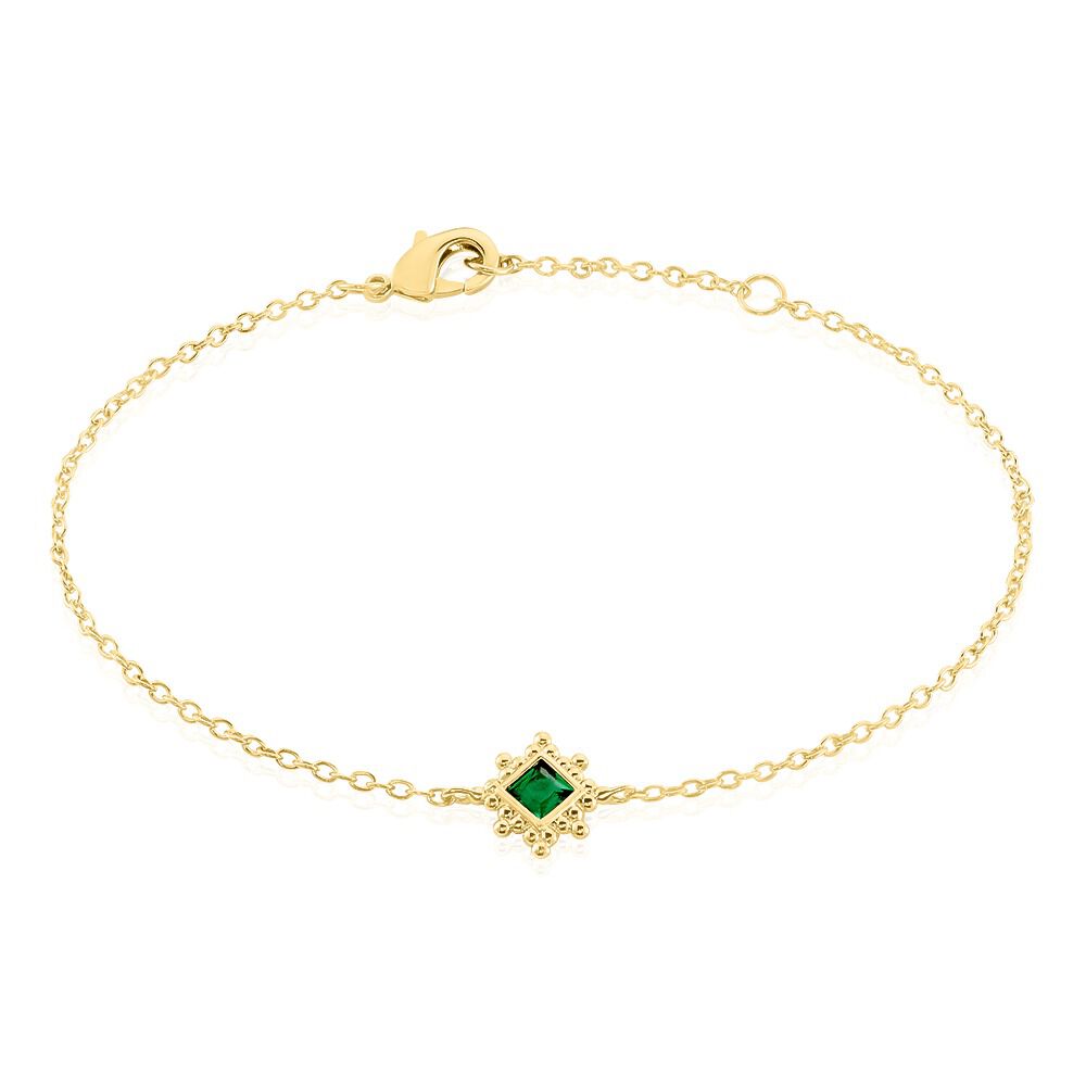 Bracelet Bobbie Plaqué Or Jaune Spinelle - Bracelets chaînes Femme | Marc Orian