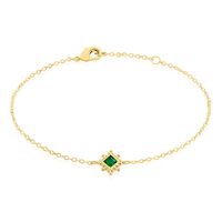 Bracelet Bobbie Plaqué Or Jaune Spinelle