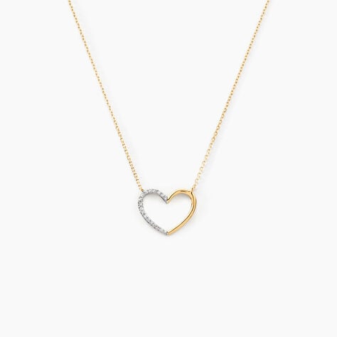 Collier Faiga Or Jaune Diamant - Colliers avec pierres Femme | Marc Orian