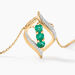 Collier Shahara Or Jaune Emeraude - Colliers avec pierres Femme | Marc Orian