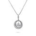 Collier Yoheved Argent Blanc Oxyde De Zirconium