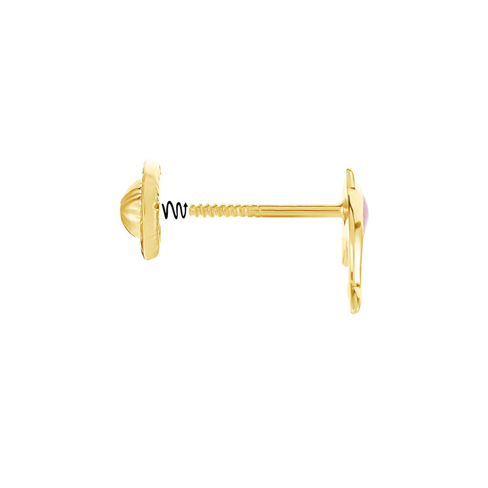Fermoir Vis Boucle D'oreille Or Jaune - Soins et accessoires Famille | Marc Orian
