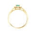 Bague Vladimir Or Jaune Emeraude Diamants - Bagues vintage Femme | Marc Orian