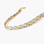 Bracelet Jasmin Tresse Or Bicolore - Bracelets cha&icirc;nes Femme | Marc Orian