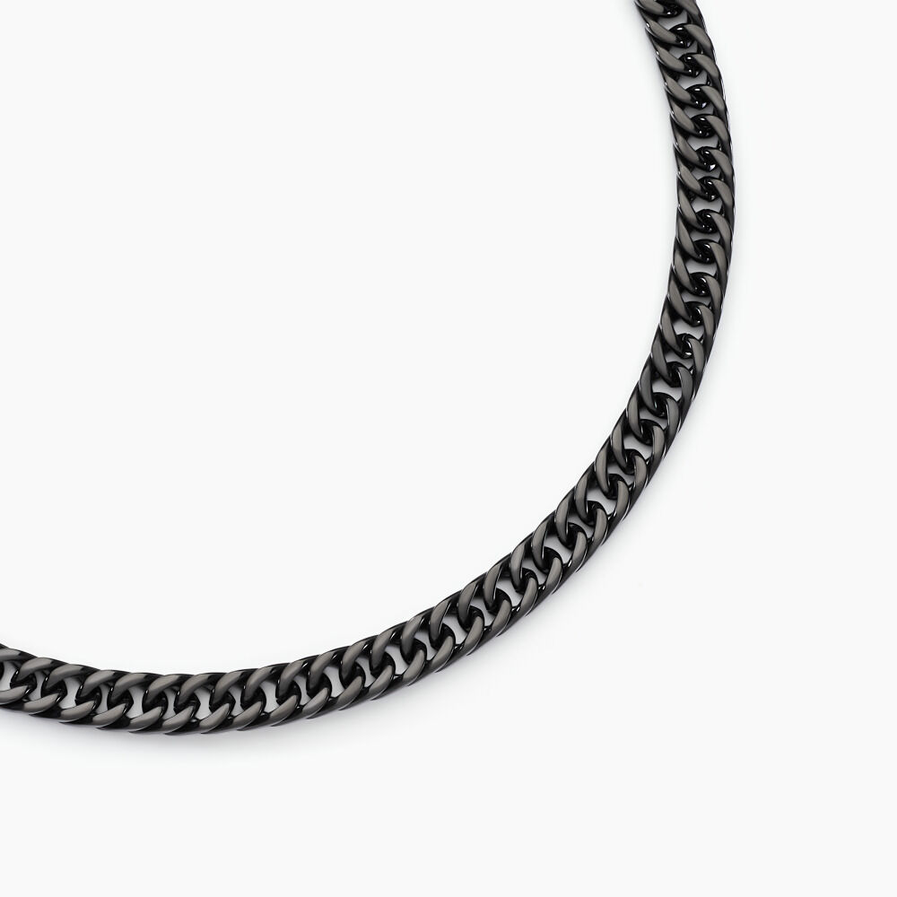 Collier Torino Acier Noir - Colliers fantaisie Homme | Marc Orian