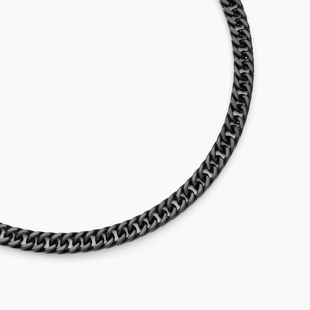 Collier Torino Acier Noir - Colliers fantaisie Homme | Marc Orian