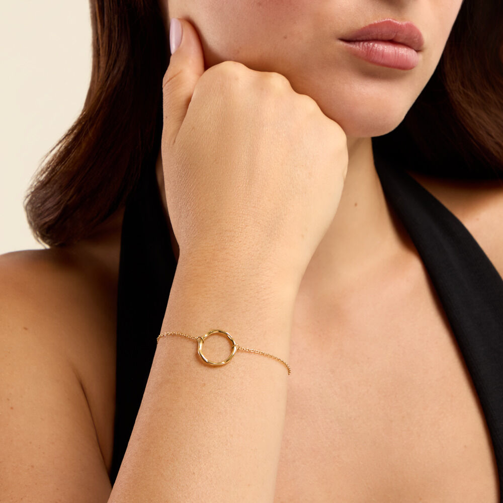 Bracelet Helma Acier Jaune - Bracelets cha&icirc;nes Femme | Marc Orian