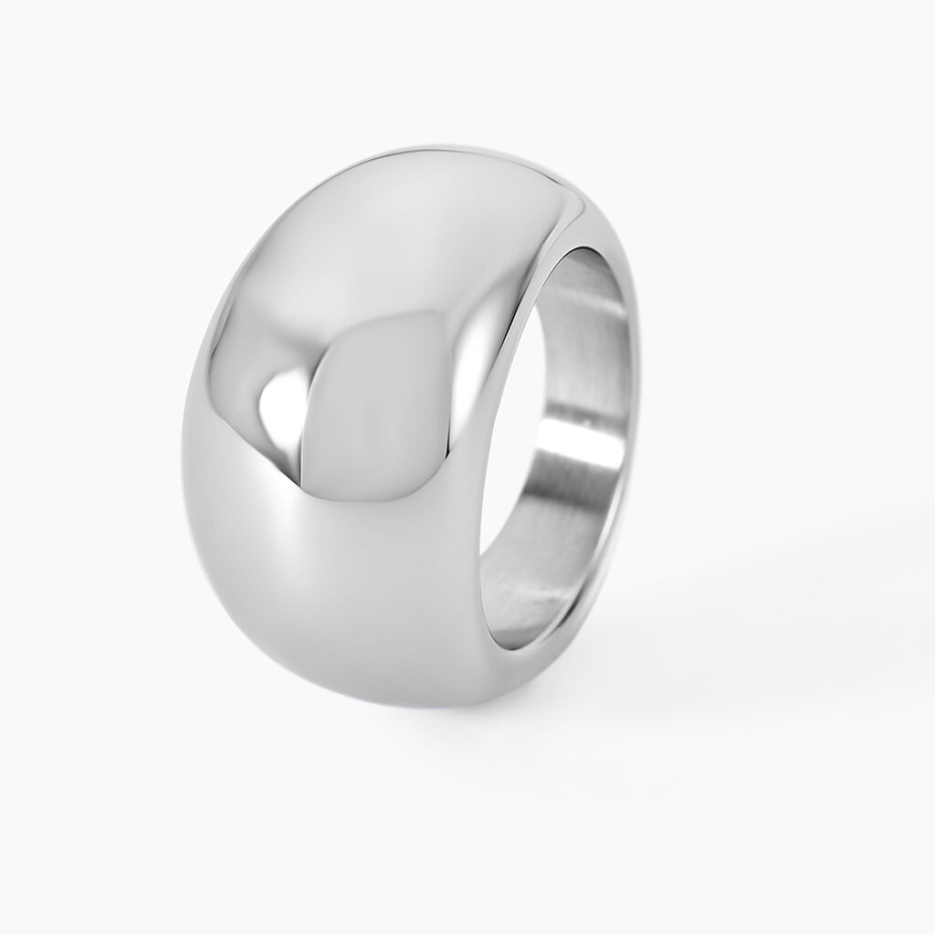 Bague Cleoria Acier Blanc - Bijoux fantaisie Femme | Marc Orian