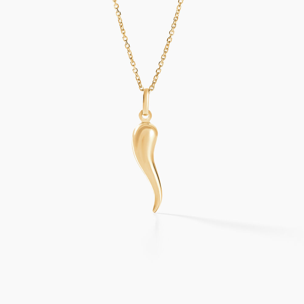 Pendentif Felicette Corne Abondance Or Jaune - Pendentifs Unisex | Marc Orian