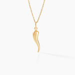 Pendentif Felicette Corne Abondance Or Jaune - Pendentifs Unisex | Marc Orian