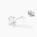 Boucles D'oreilles Puces Philia Argent Blanc Oxyde De Zirconium - Puces Femme | Marc Orian