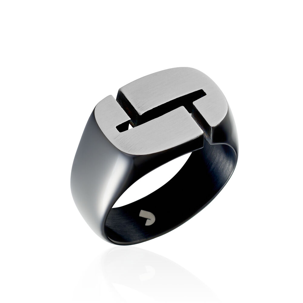 Bague Jourdan Jok Acier Gris - Bijoux fantaisie Homme | Marc Orian