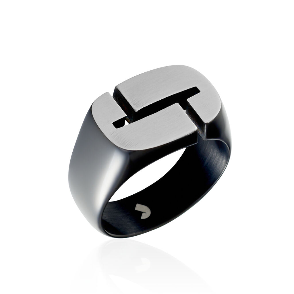 Bague Jourdan Jok Acier Gris - Bijoux fantaisie Homme | Marc Orian