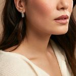 Cr&eacute;oles Keiko Argent Blanc - Cr&eacute;oles Femme | Marc Orian