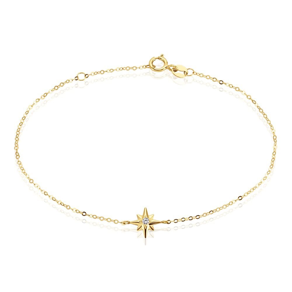 Bracelet Alastar Or Jaune Oxyde De Zirconium - Bracelets cha&icirc;nes Femme | Marc Orian