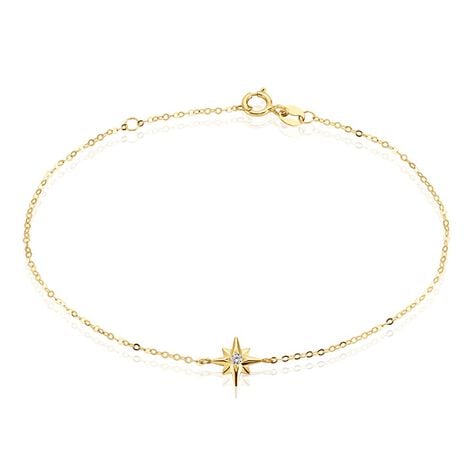 Bracelet Alastar Or Jaune Oxyde De Zirconium - Bracelets cha&icirc;nes Femme | Marc Orian