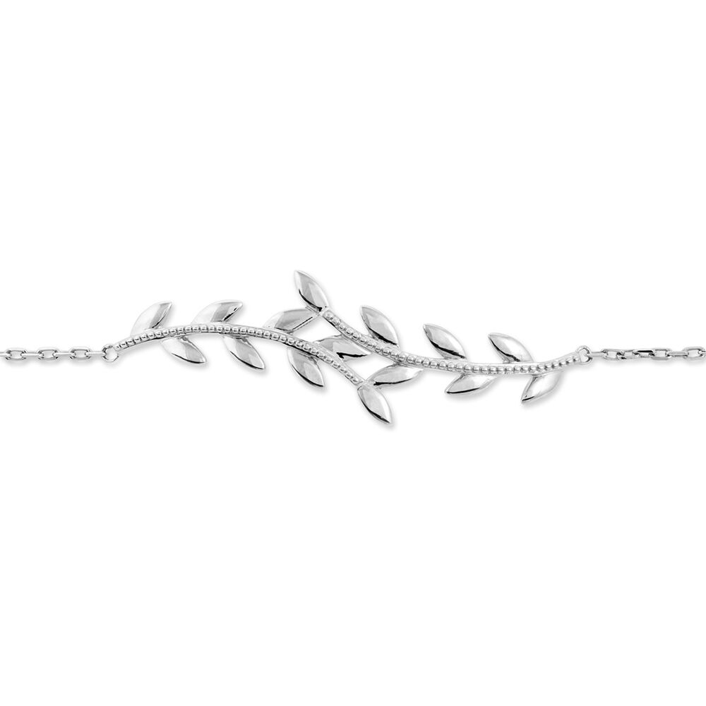 Bracelet Folia Argent Blanc - Bracelets chaînes Femme | Marc Orian