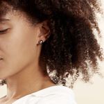 Boucles D'oreilles Puces Alper Or Jaune Perle De Culture De Tahiti - Boucles d'oreilles mariage Femme | Marc Orian