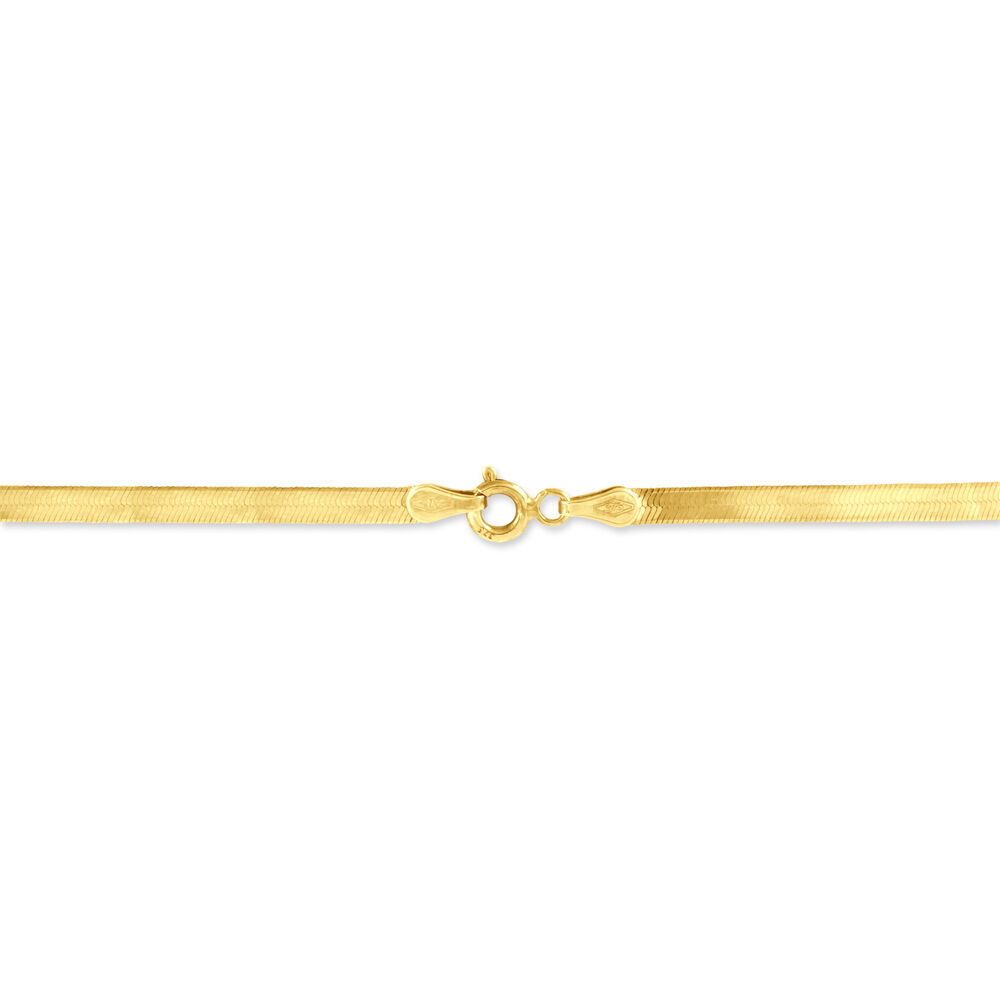 Bracelet Ivria Maille Heringbone Or Jaune - Bracelets mailles Femme | Marc Orian