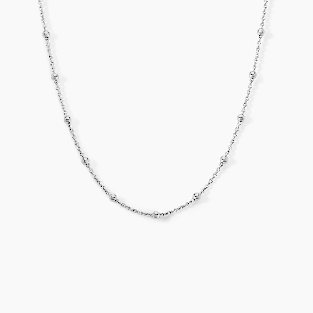 Collier Elea Argent Blanc - Colliers Femme | Marc Orian